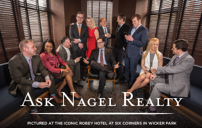 Ask Nagel Realty team photo in Wicker Parks Robey Hotel