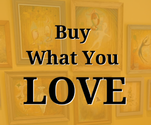 "Buy What You Love" headline