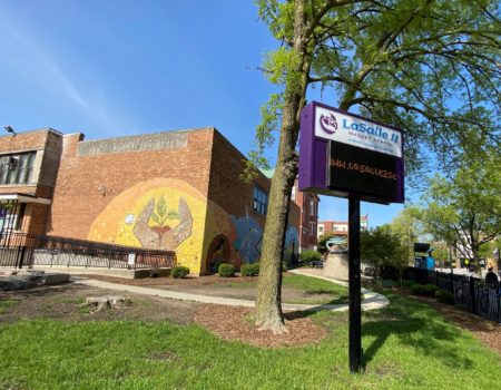 exterior of LaSalle II Magnet Elementary School