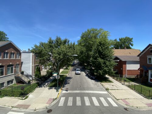 view of streetscape from 606 trail