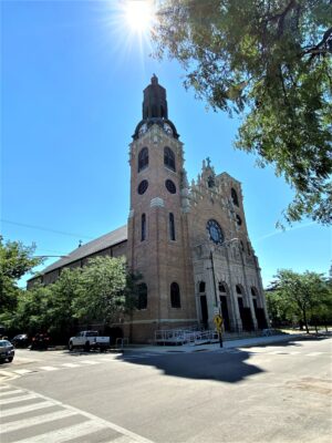 exterior of St. Stanislaus Kostka church