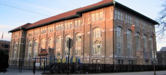 exterior of Jahn Elementary school