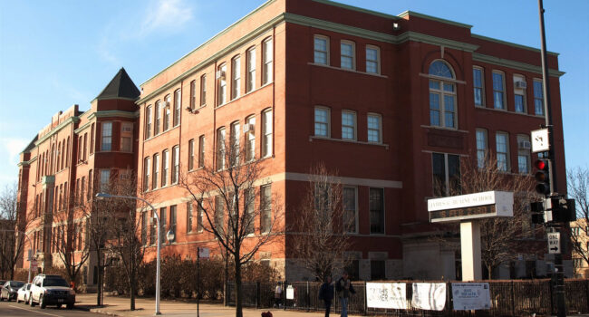 exterior of Blaine Elementary School