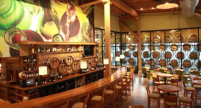 View of the bar inside City Winery